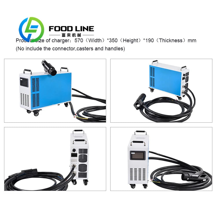 30KW CHAdeMO CCS DC EV Car Portable EV Charger Manufacturers Charging Station for Electric Car customize