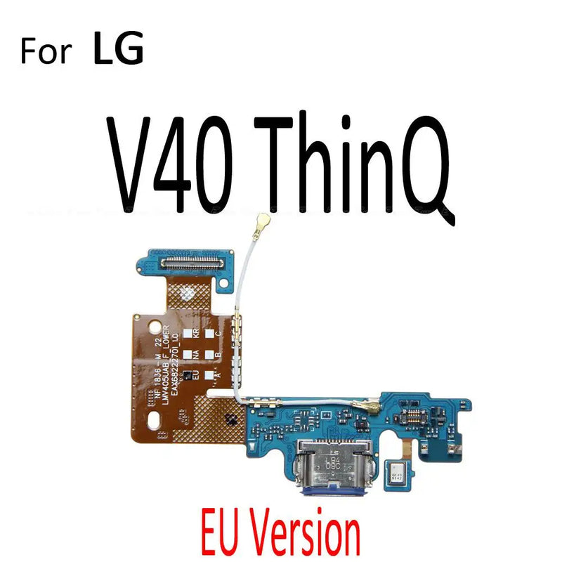Power Charger Dock USB Charging Port Plug Board With Mic Flex Cable For LG V30 V30S Plus V35 V40 V50 V50S V60 ThinQ 5G