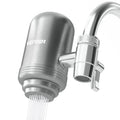 HOMEFISH Stainless Steel Faucet Tap Water Filter Purifier System, NSF Certified Reduces Lead, Chlorine & Bad Taste Kitchen