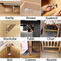 1-120 Set Stainless Steel Angle Code Trapeziform Angle Brackets 90 Degrees Right Angle Fixed for Various Places of Furniture