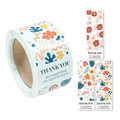 100pcs/roll Thank You Sticker Seal Labels Small Business Gift Decor Sticker Package Sticker Sealing Package Is Happy To See You