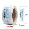 120Pcs Roll Creative DIY Flower Thank You Stickers for Handmade Products Stationery Business Envelope Lable for Gifts 1x3inch