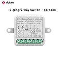 Tuya ZigBee 3.0 Smart Switch Module 10A Smart Home DIY Breaker 1 2 3 4 Gang Supports 2 Way Control Works with Alexa Google Home