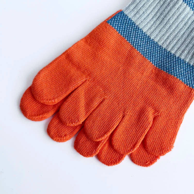 Pairs Man Five Finger Socks Large Plus Size Patchwork | SAMAG