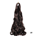 Loose Wave Braiding Hair Extensions 24" Synthetic Spiral Curls Braids Hair Pre Stretched Bouncy Braid French Curls Braiding Hair