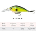 60mm 13.2g Crankbait Fishing Lures Floating Wobbler | SAMAG