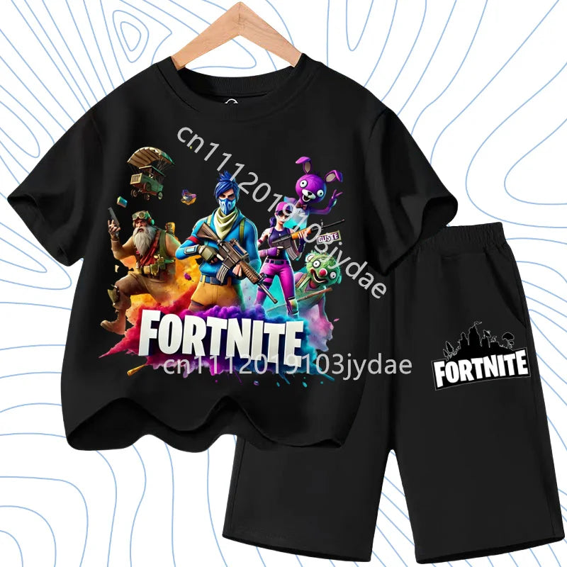 Fortnites Series T-shirt Shorts Suit for Children Hot | SAMAG
