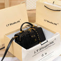 Designer Brand Real Leather Boston Pillow Crossbody Bag New Shoulder Tote Bags for Women Sac À Main Femme
