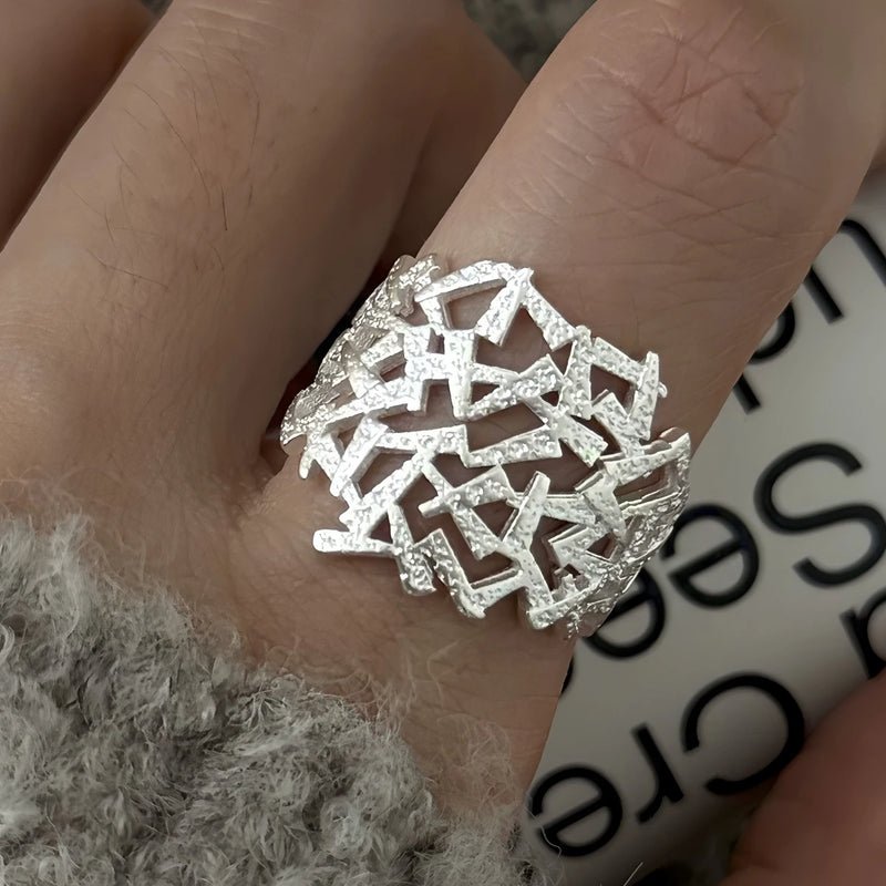VENTFILLE 925 Sterling Silver Bow Tie Open Finger Ring For Women Gift Cute Design Fashion Jewelry Gift Wholesale