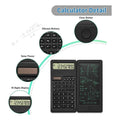 Intelligent Foldable Scientific Calculator 6 Inch Writing Tablet 10 Digit LCD Display Multi Purpose for School Accountant Office
