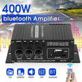 AK35 800W Home Car Amplifiers 2 Channel bluetooth 5.0 Surround Sound FM USB Remote Control Mini HIFI Digital Amplifier Stereo