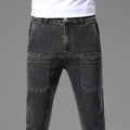 6 Pocket Design Men's Denim Jeans Skinny Full Length | SAMAG
