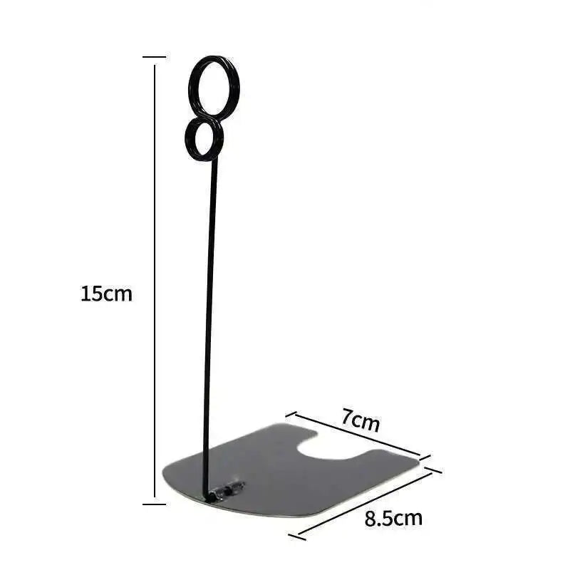 Metal Label Clip Bread Price Card Bakery Cake Shop Card Clip Display Standing | Loripos