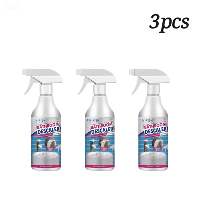 Bathroom Descaling Spray Powerful Remove Stubborn Stains Shower Head Rust Removal Bathtubs Dirt Cleaning Toilet Cleaner Spray