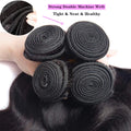 Beaufox Loose Wave Human Hair Bundles With Closure Indian Hair Weave 3/4 Bundles With Lace Closure Wavy Human Hair Extensions