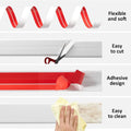 Household Self Adhesive Wall Corner Protector Peel and Stick Flexible Caulk Strip L Shape Bendable Edge Guard Ceiling