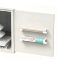 No Drill Adhesive Paper Towel Rack Wall Mount Kitchen Plastic Wrap Roll Holder Cabinet Door Self Storage - View 2 | SAMAG