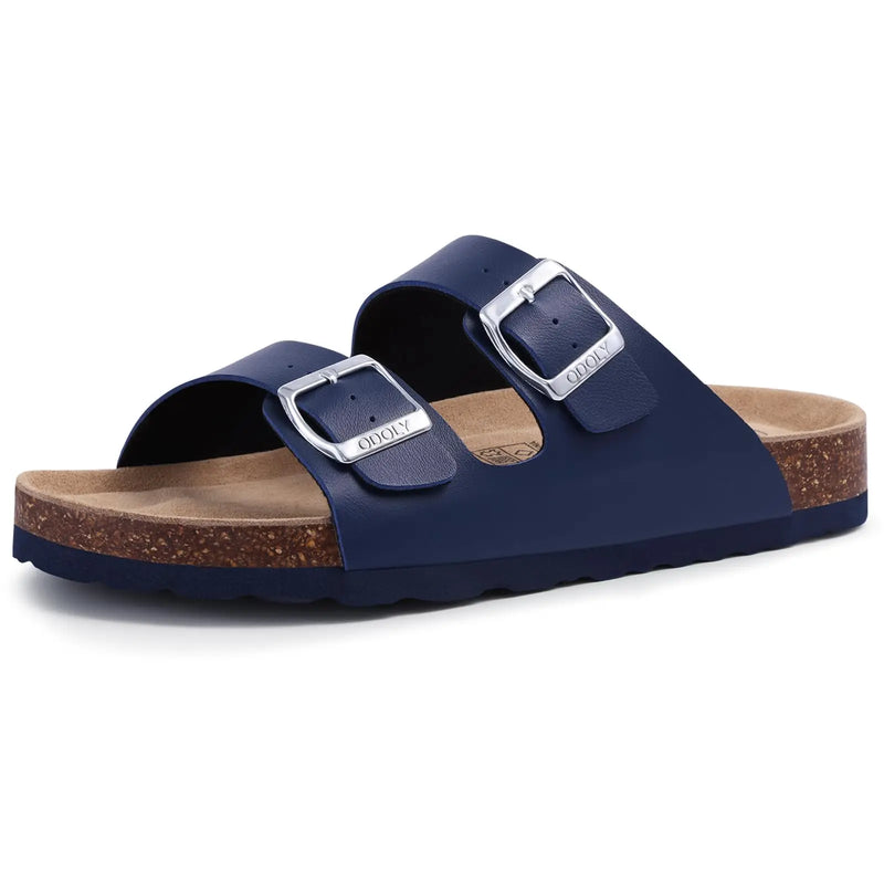 Evshine Women's Fashion Cork Clogs Sandals with Arch Support Lady Retro Mules Men Retro Potato Shoes Cork Footbed House Slippers