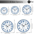 World Map Pattern Clock Suitable for Home And College Decor Unique Wall Art Timepiece