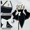 HOLOUN Zero Anime Rem Cosplay Costume Wig Lolita Maid Dress Black White Halloween Christmas