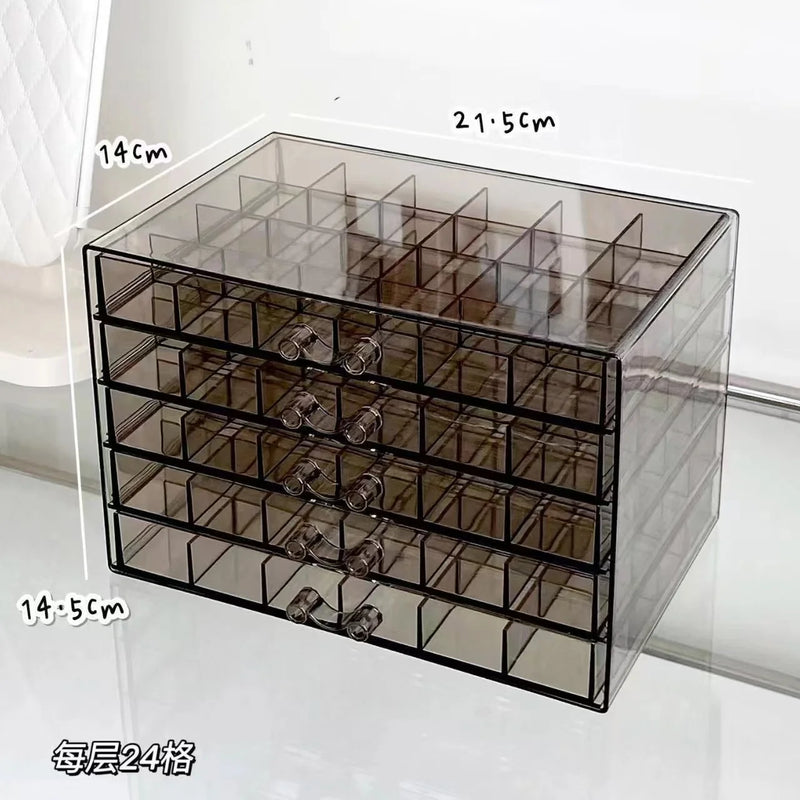 Drawer Style Transparent Jewelry Box Large Capacity Ring Earring Necklace Acrylic Jewelry Sorting Box Jewelry Box Organizer