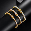 2mm 925 Sterling Silver Moissanite Bracelet 3mm D VVS1 Diamond with GRA for Women Sparkling Wedding Party Fine Jewelry