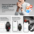 2026 New Professional-Grade Health Smart Watch Men ECG BP HR Uric Acid Lipid BMI Body Analysis Bluetooth Call Smartwatch Women
