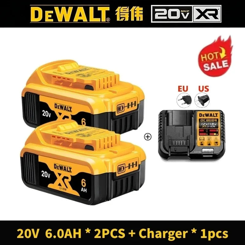 100%Original Battery Dewalt 18V 20V Power Tool Replace DCB200 Series Accessories Rechargeable Lithium - View 7 | SAMAG