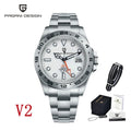 PAGANI DESIGN 2026 New Automatic Machinery Men's Watch GMT DG5833 Stainless Steel Sapphire Crystal 10Bar Waterproof Reloj Hombre