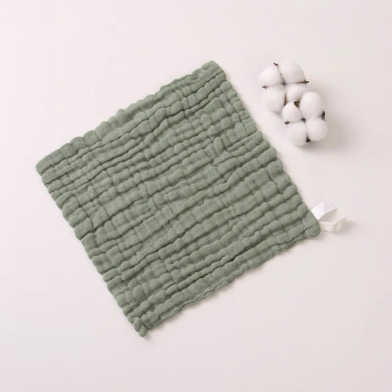 Six-layer gauze square towel 30 * 30 newborn baby towel face towel saliva towel Baby Face Towel Wipe Burp Cloths Absorbent Musli