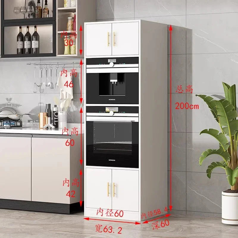 XWJ Kitchen Built-in Dishwasher Cabinet Steam Oven Cabinet Microwave Cabinet Disinfection