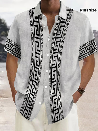 Summer Men's Shirt - 3D Printed Design Breathable | SAMAG