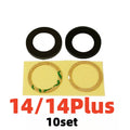 AliSunny 10pcs Back Camera Glass for iPhone 7 8 Plus 6 6S 6Plus 7Plus X XR XS Max 11 12 Rear Cover Lens 3M Sticker Holder Parts