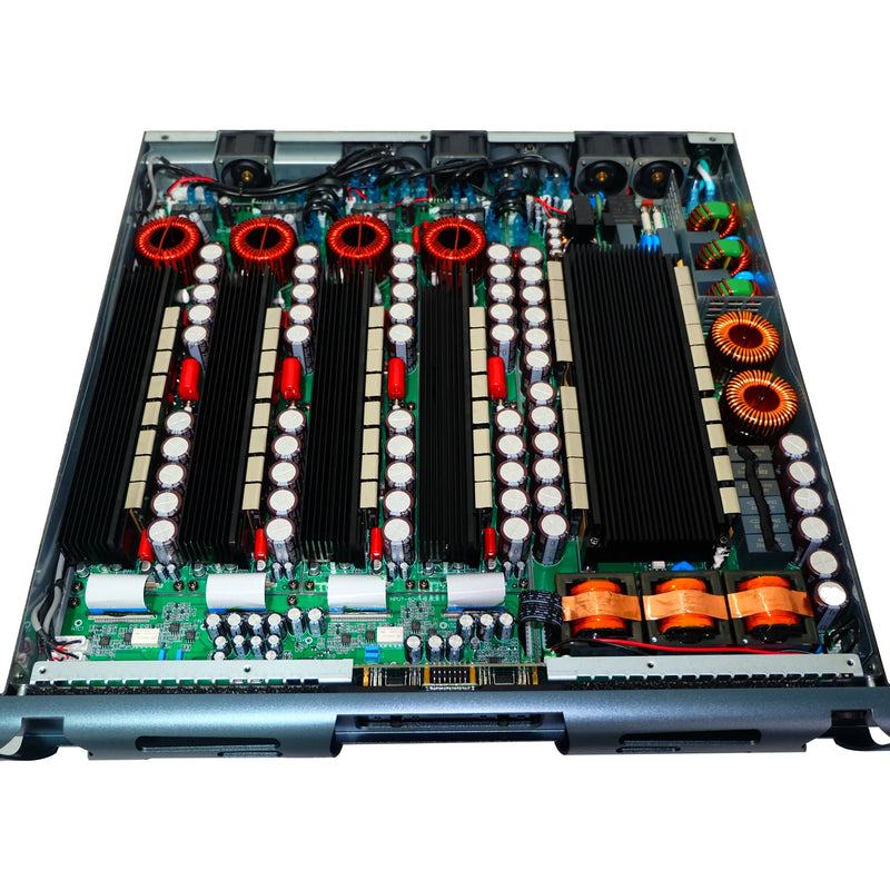 DA32K4 4-Channel Class D Digital Power Amplifier 4x3200W/4x5200W/4x6700W 1U Professional Audio Amp 2Ω Stable for Stage DJ