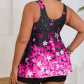 Two Piece Plus Size Tankini Women's Swimsuit Swimwear | SAMAG
