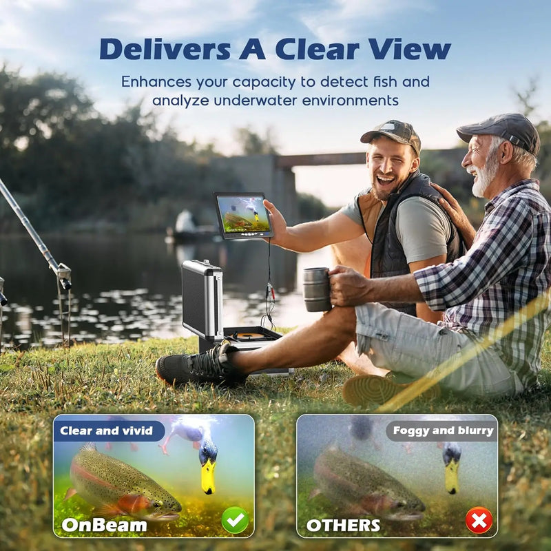 Underwater Fishing Camera, 10" Fish Finder with 12 | SAMAG