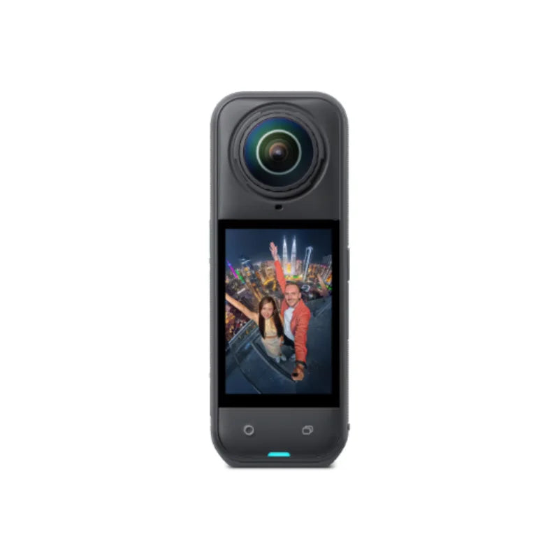 Insta360 X5 Action Camera Waterproof 8K 30fps Replaceable Lenses Triple AI Chip Superior Low Light 185 Mins Run Life