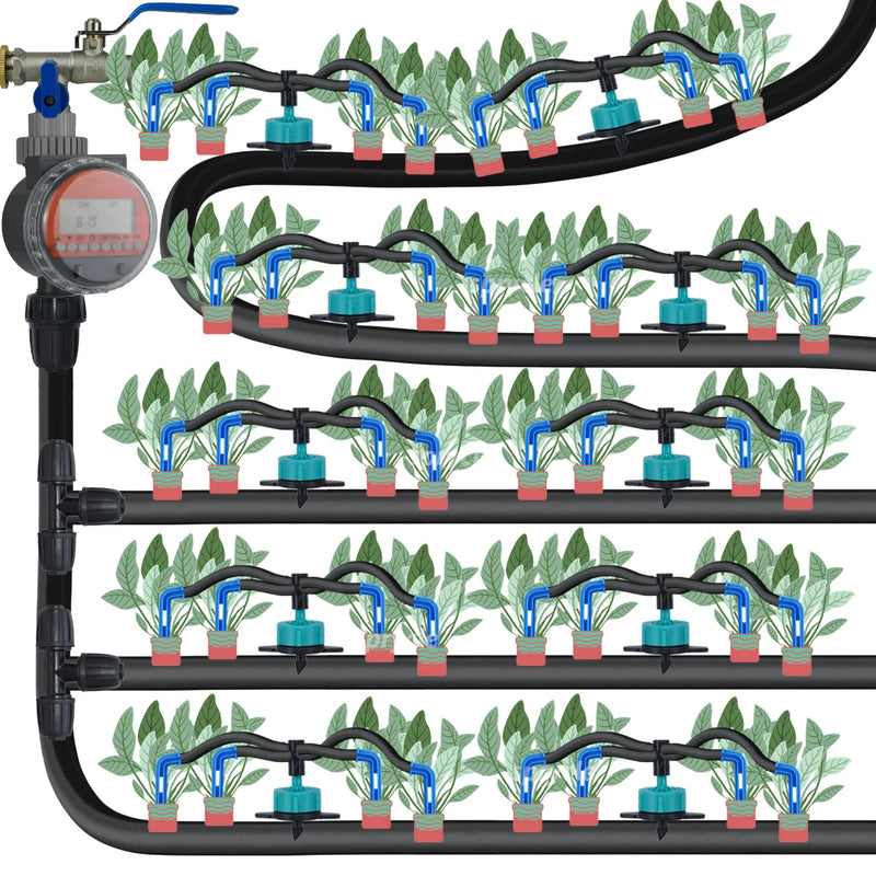 Garden Automatic Watering System Drip Irrigation 4-Way 3/5mm 2-Way Drip Arrow Transmitter Potted Plant 10/20set Greenhouse
