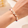 Bohemia Shell Conch Starfish Bracelet for Women Handmade Adjustable Rope Summer Beach Party Jewelry - Visuel 4 | SAMAG