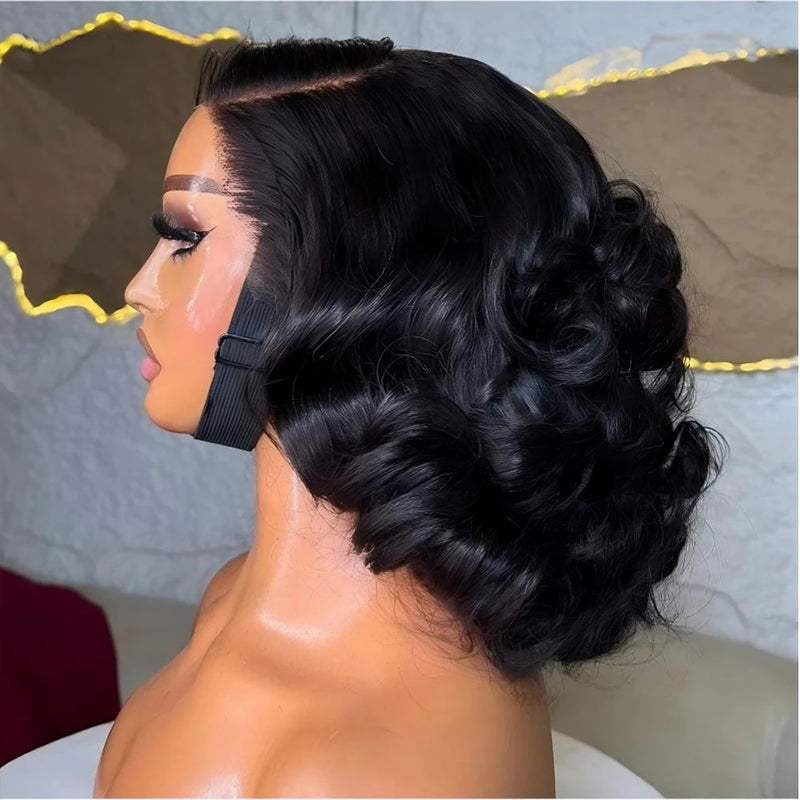 Vietnamese Super Double Drawn Human Hair Wig 13x4 Lace Front Wigs Vietnamese Raw Hair Wigs Loose Body Wave Full Thick End Wigs