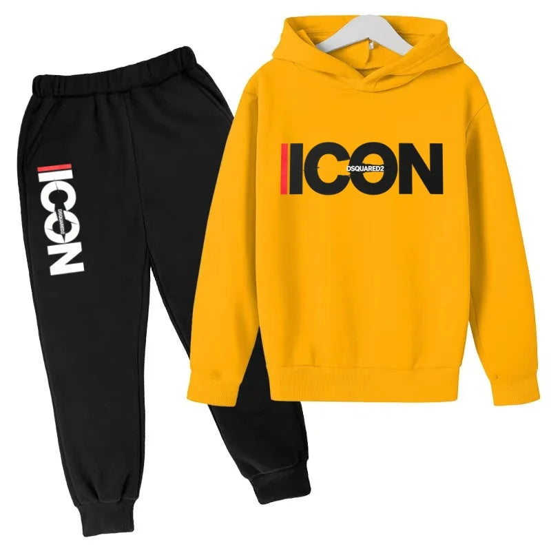 Children's Hooded Sweatshirt with Letters - 3-13 Years | SAMAG