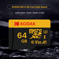 KODAK Micro SD 512GB 256GB Memory Card UP TO 100MB/s C10 U3 32GB 64GB 128GB TF Card 4K HD For USB Card Reader Adapter Microsd
