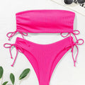 Style Bikini Set Pad Bandeau Swimwear Women Beach Maio | SAMAG