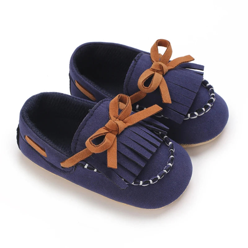 0-18M Classic Fashion Infant Casual Sneakers Soft Sole Baptism Comfortable First Walking Shoes For Baby Boys Girls