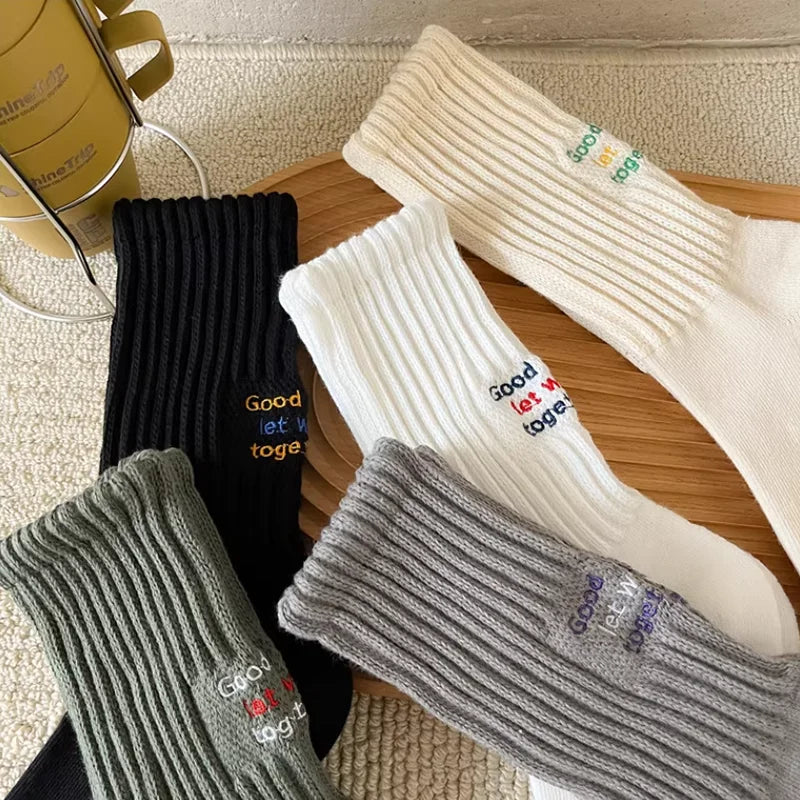 4 Pairs Men's Cotton Work Socks Cushioned Long Running | SAMAG