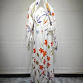 Eid Scarf Abaya Women Elegant Muslim Jalabiya Long | SAMAG