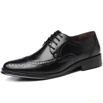 Large size fashionable men's office formal shoes low cut | SAMAG