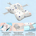 Baby Bath Seat Support Mat  Infant Anti-Slip Soft Comfort Body Cushion Foldable Baby Bath Tub Pad Chair Newborn Bathtub Pillow