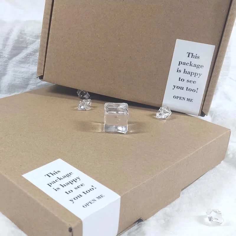 100pcs/roll Thank You Sticker Seal Labels Small Business Gift Decor Sticker Package Sticker Sealing Package Is Happy To See You