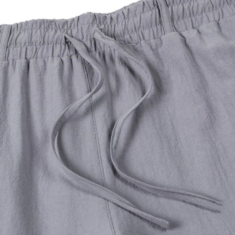 European And American Men's Cotton And Linen Trousers | SAMAG